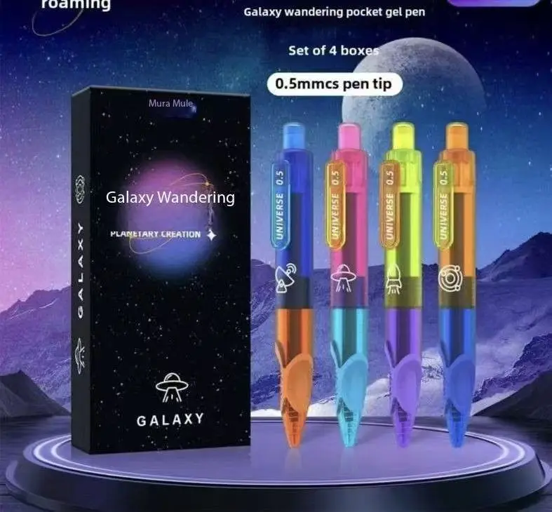 

Galaxy Roaming Pocket Pen Corrective Grip Black Pen 0.5mm Quick-Dry CS Tip