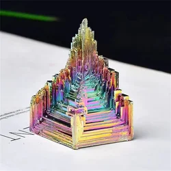 Wholesale Bismuth Crystals Metal Crystal Rainbow healing Mineral Specimen Original Nature rough raw for fengshui Decorative