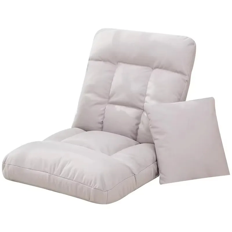 

Foldable Dormitory Chair - Convertible Bed Backrest for Lying Down & Reading in Small Apartments
