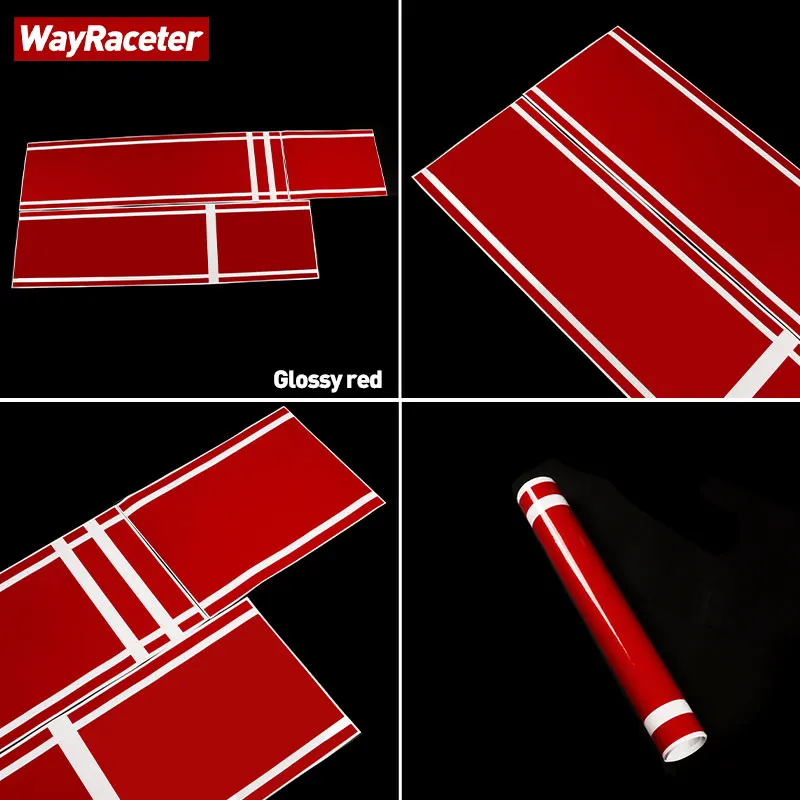 Car Hood Engine Cover Vinyl Matte Black Bonnet Stripes Roof Trunk Sticker For Ford Mustang Dark Horse GT 2024 2025 Accessories