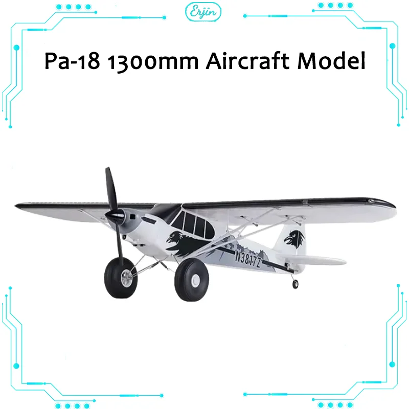 

In Stock Rc Airplane Pa-18 1300mm Remote Control Model Plane J3 Piper Super Cub Pnp Rtf Trainer Electric Aircraft Outdoor Sports