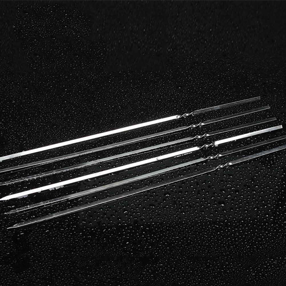 

20 PCS Stainless Steel Barbecue Stick Nonstick BBQ Skewers Sticks Metal Grill Accessories
