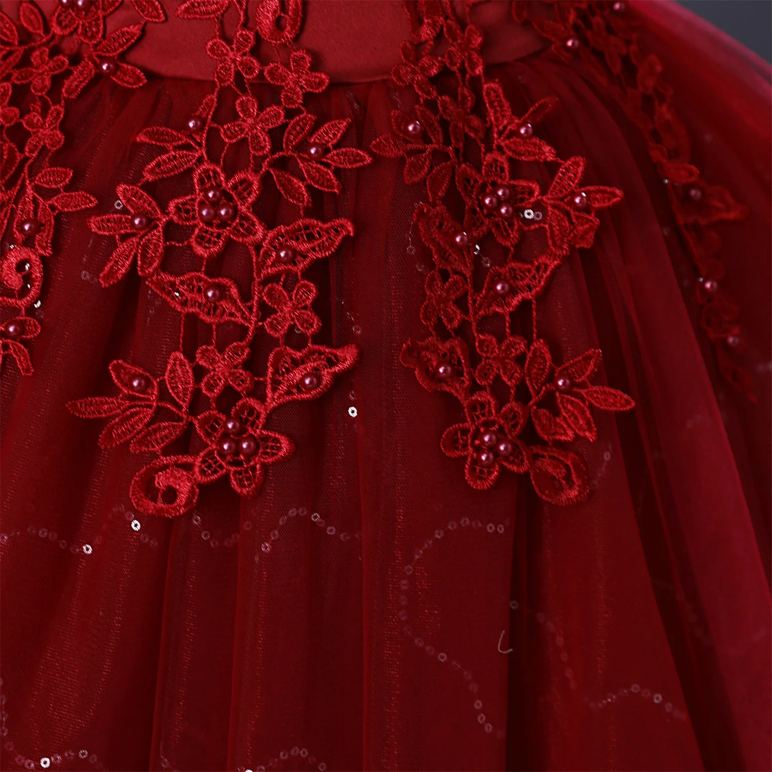 3-12 Years Baby Girl Princess Dress Party Ball Gown Wedding Lace Dresses Kids Christmas Bridesmaid Costume Birthday Party Dress
