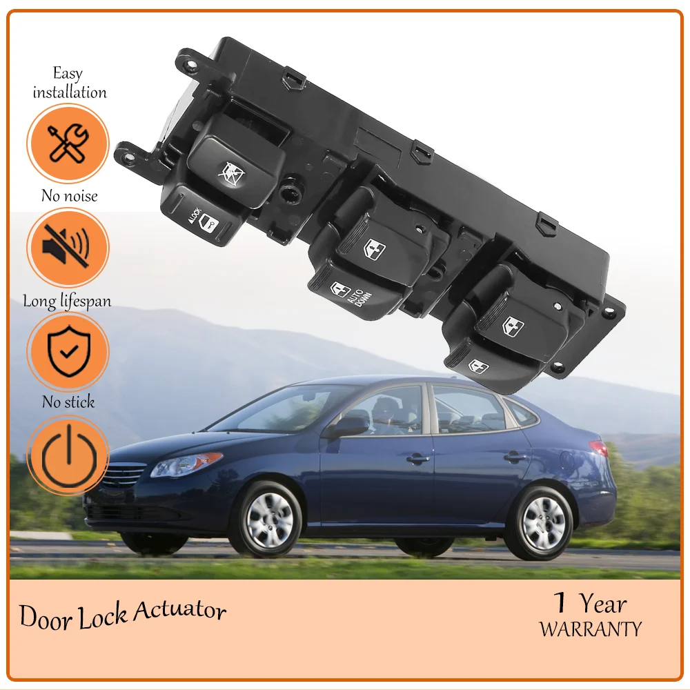 

Electric Power Master Window Switch Lifter Control Button Compatible With 2007-2010 Hyundai Accent oem 93570-1E110 935701E110