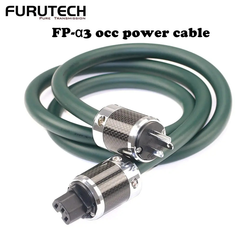 

Оригинальный японский флагманский кабель Furutech FP - α 3 ALPHA3 из монокристаллической меди с вилкой США/ЕС и кабелем высокой мощности