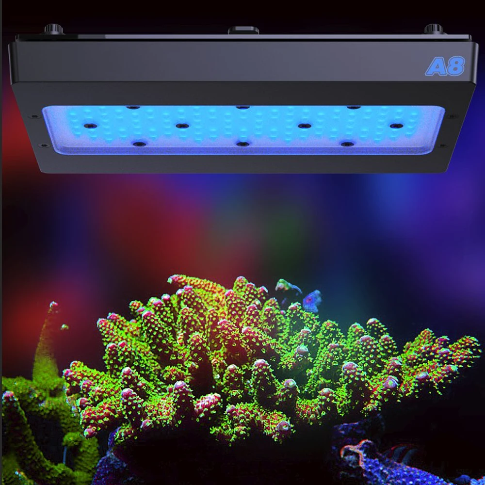 A8se II Smart Full Spectrum 215W WiFi APP Programmable Saltwater Aquarium Marine Coral Reef LED Light