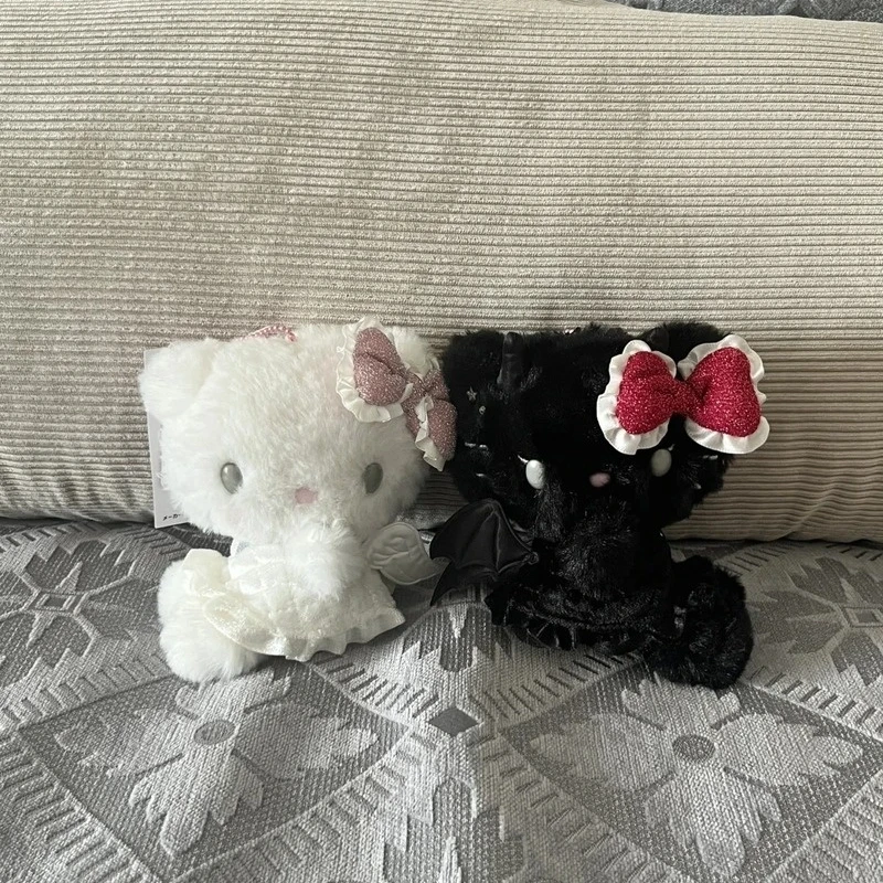 Engel Duivel Hello Kitty Pluche Pop KT Kat Charme Tas Rugzak Keten Hanger Decor Accessoires Meisjes Tredendy Speelgoed Verrassingsgeschenken