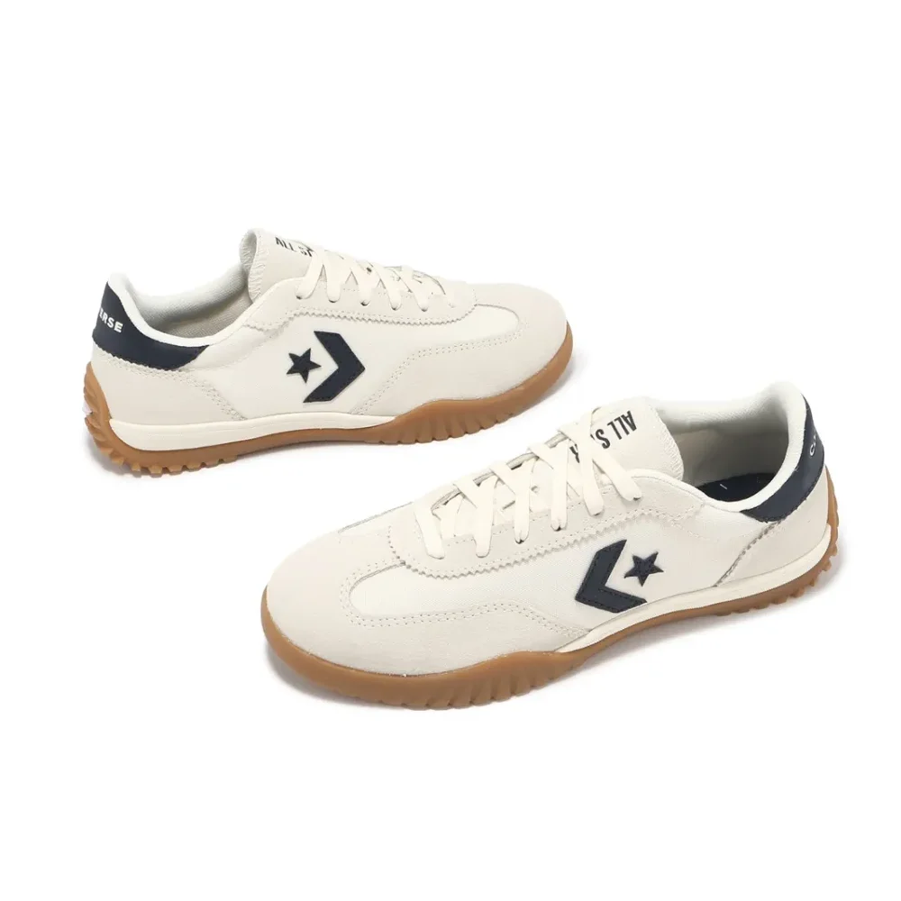 Converse Run Star Trainer Suave Cómodo Retro Low Top Life Zapatos Casuales Hombre y Mujer Beige