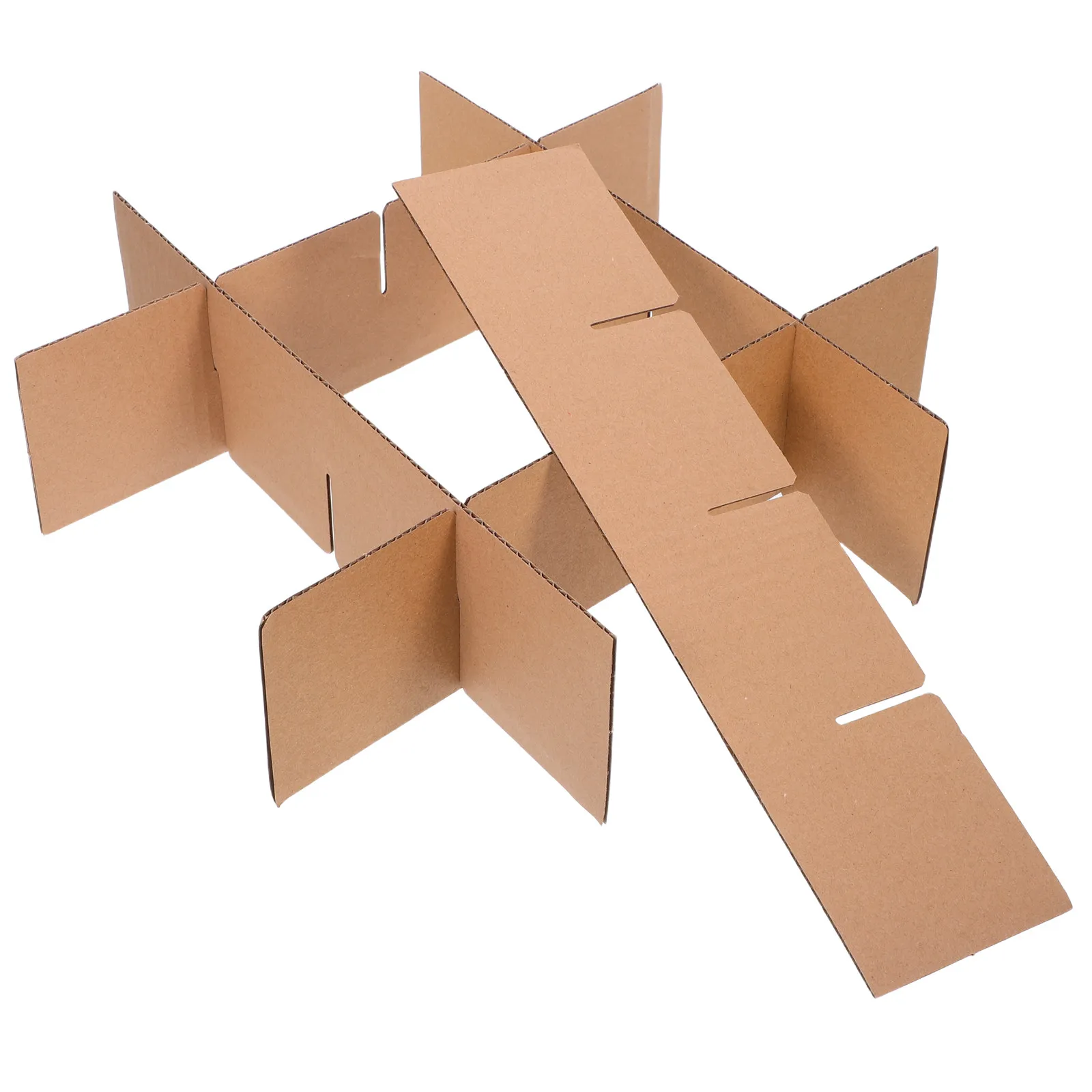 5Pcs Shipping Box Divider Carton Grid for Glassware Moving Packing Boxes Protection Boxes Glassware Packing Box