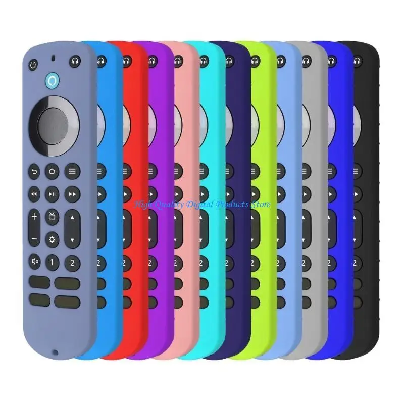 

U2JE Silicone-Case Cover Fit for Alexa Voice Remote Control Non-slip Anti-drop Sleeve