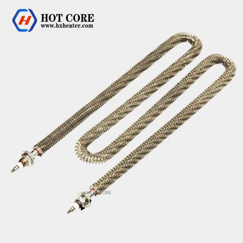 I U W Type Stainless Steel Heating Element Finned Tubular Air Heater