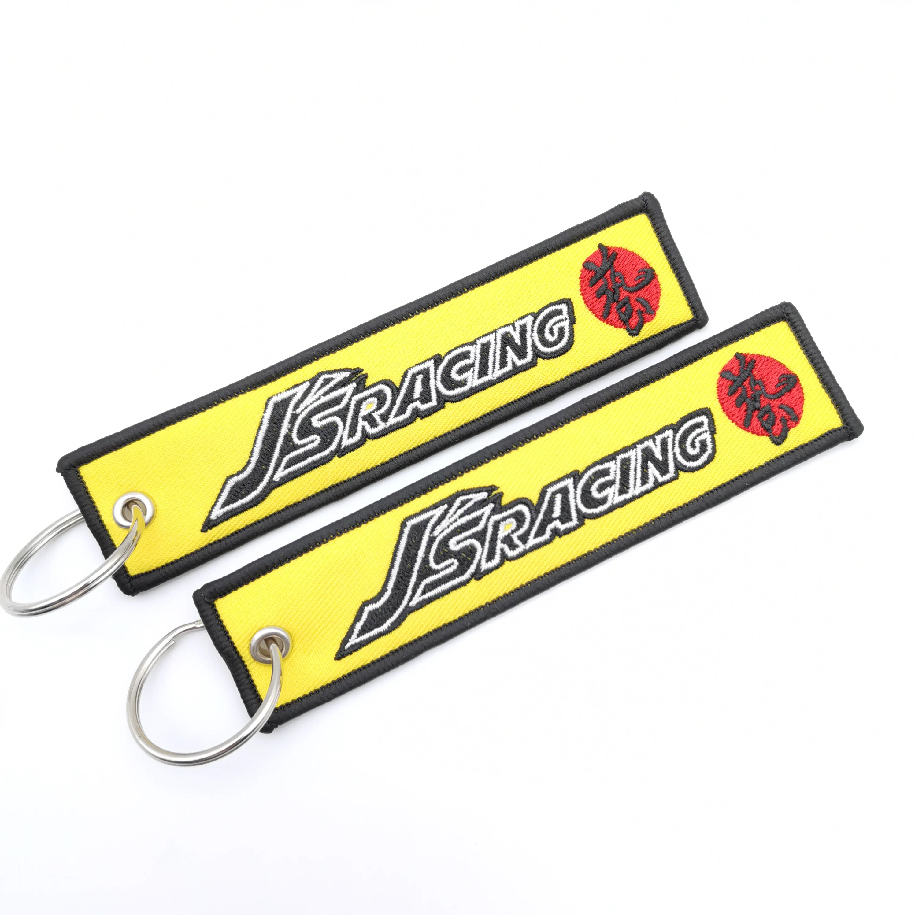 JDM JS RACING Embroidered Keyring Gantungan Kunci Mobil Honda Gantungan Kunci Nilon Bordir Gantungan Accessories Gifts