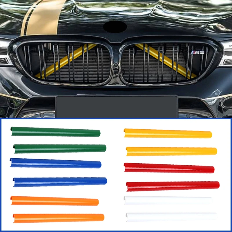 Auto Griglia Anteriore Trim Strisce di Copertura Per BMW X3 X4 X5 G01 G02 G05 F25 F26 2011- 2019 2020 2021 2022 Auto Styling Accessori