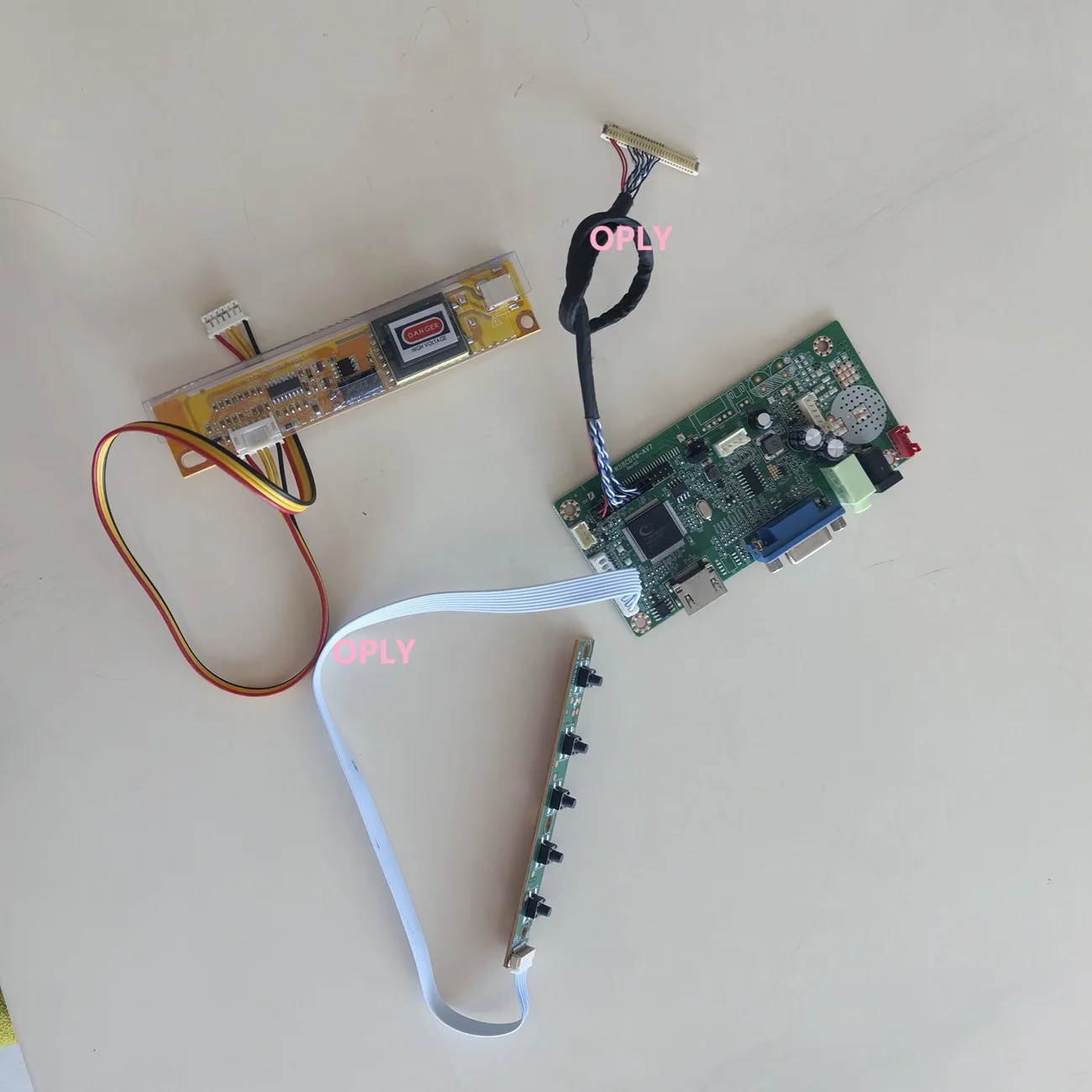 Placa controladora 58C, áudio VGA compatível com HDMI para B154EW02 B154EW01 B154EW08 1280X800, painel LCD, monitor de tela de 15.4 polegadas, LED