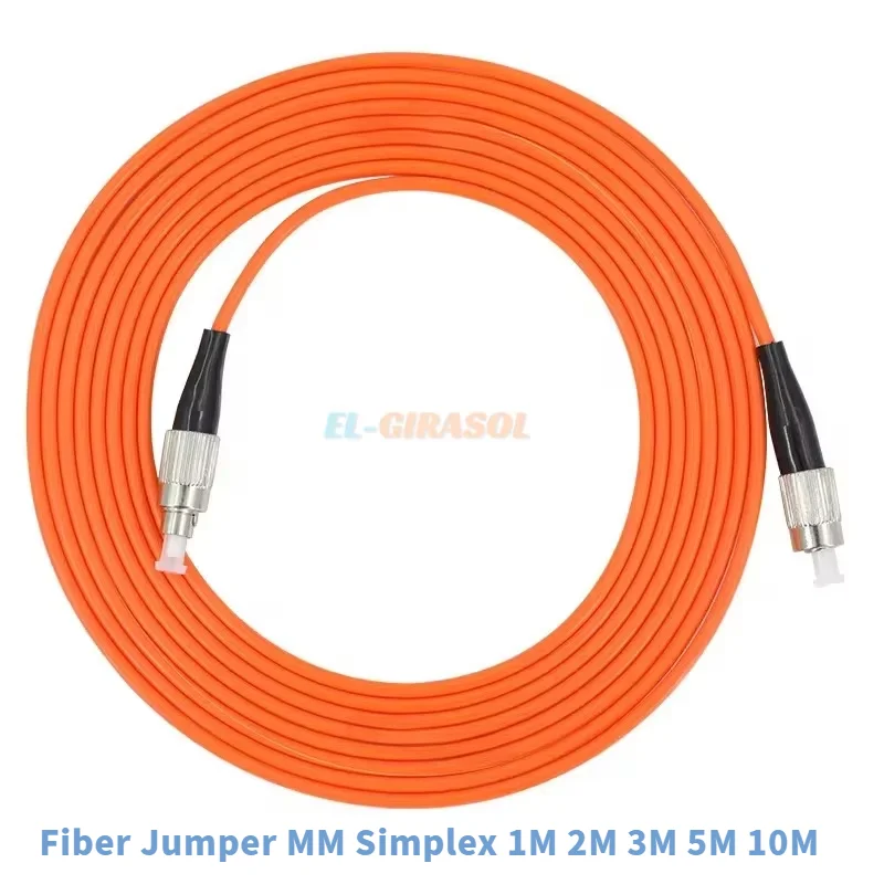 10pcs OM1/OM2 FC/UPC-FC/UPC Fibra Optca Patch Cable FC-FC Multimode Fiber Jumper MM Simplex 1M 2M 3M 5M 10M FTTH