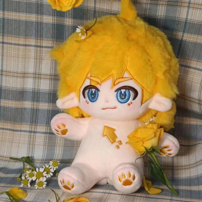 20CM Anime AOTU King Attribute Plush Doll Ears Body Dress Up Cotton Dolls Cosplay Plushie Puppet Figure Toys Christmas Gift