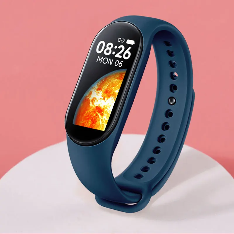 M7เด็กสมาร์ท Watcch เด็กสมาร์ทเด็กเด็กนาฬิกากันน้ำกีฬาฟิตเนส Tracker สร้อยข้อมือ Smartwatch สำหรับ Xiaomi