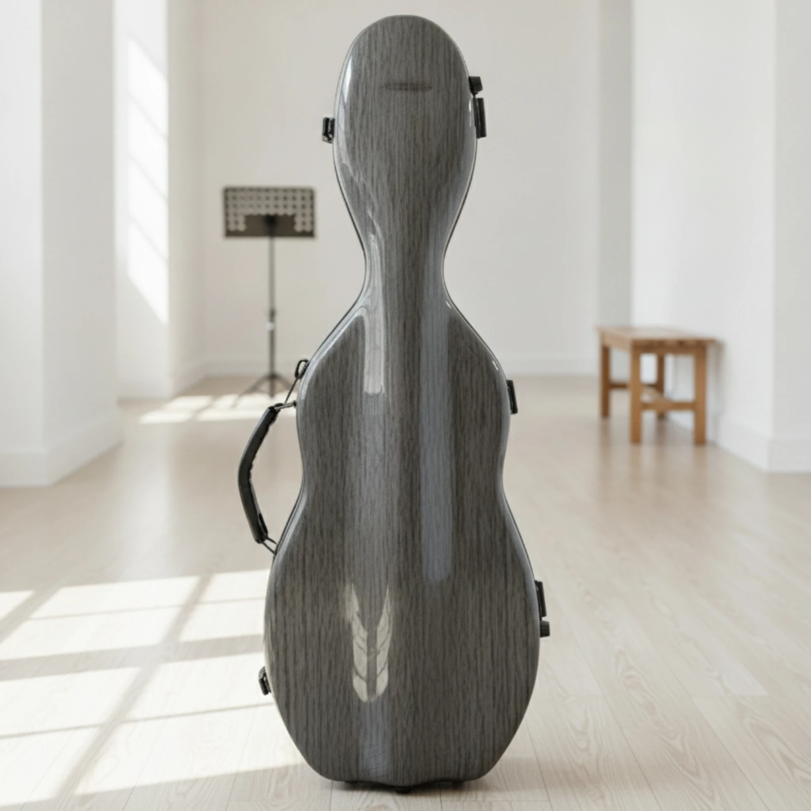 Violin Case Portable Hard-Shell Violin Case Lightweight Shock-Absorbing for Violinists, Travel, Rehearsal