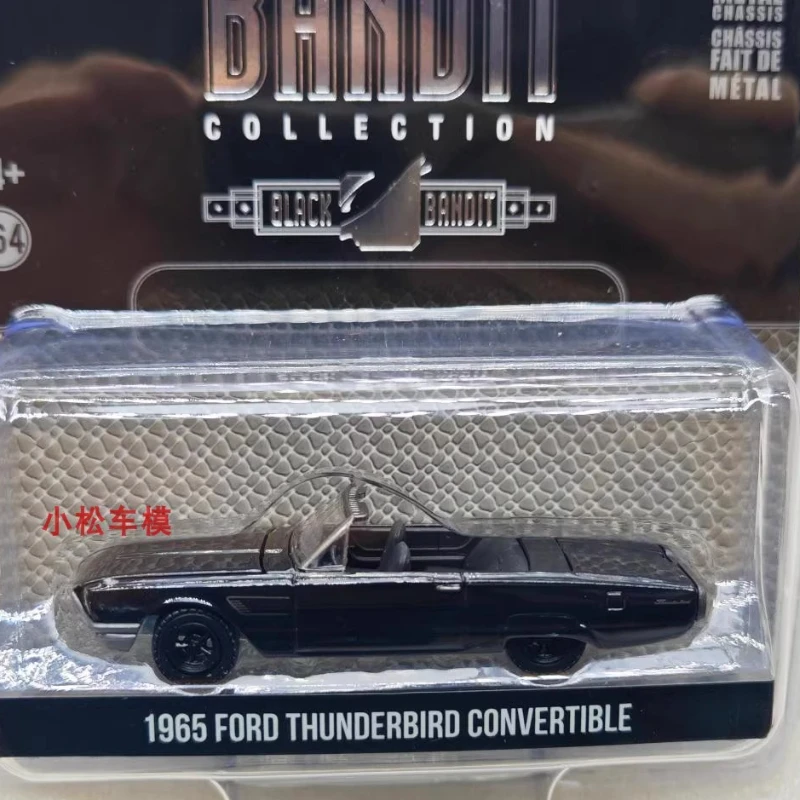 

Green Light 1:64 Black Bandit Collection 27-2 1965 Ford Thunderbird Convertible Collection Игрушки Маленькие подарки Модель Настенный кулон