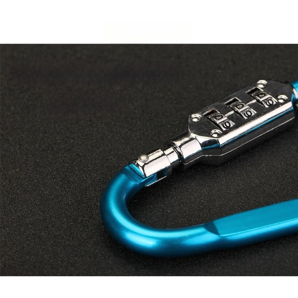  D-type Professional Climbing Carabiner Aluminum Alloy Climbing Equipment Accessory For Travel Backpack Helmet Bike Basket