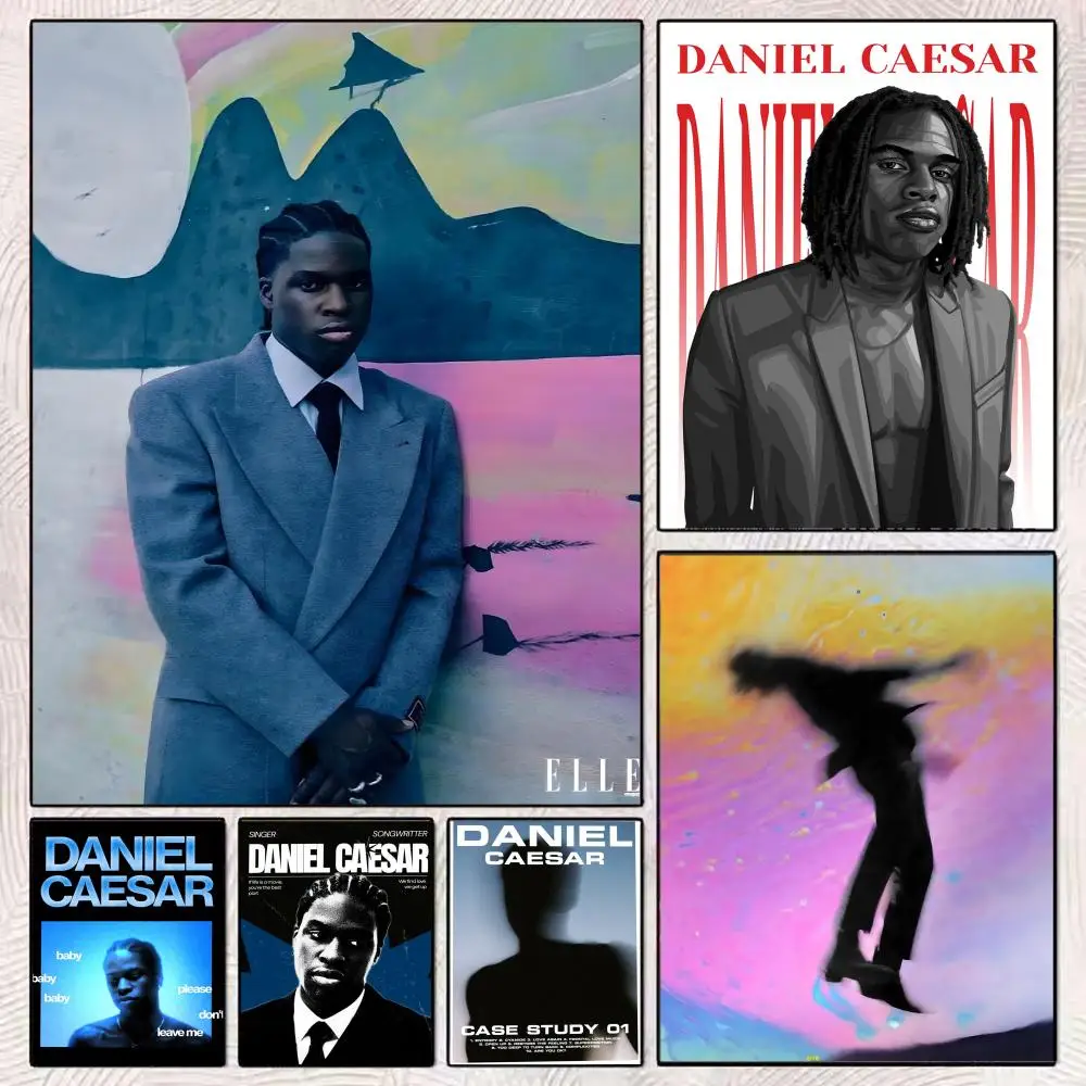 R & B المغني D-Daniel قيصر المشارك HD الفن جدارية الجدار المشارك مقاوم للماء خمر طباعة ديكور للمنزل الديكور DIY بها بنفسك دائم