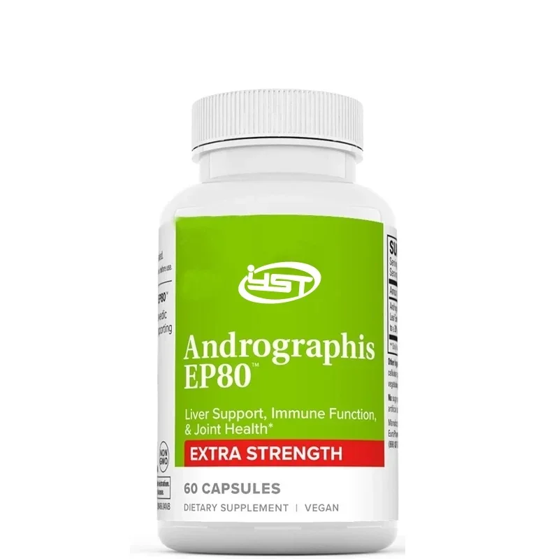 Andrographis EP80 Extra Strength -   Liver Support, Immune Function, and Joint Health - Non Genetically Modified, Gluten Free