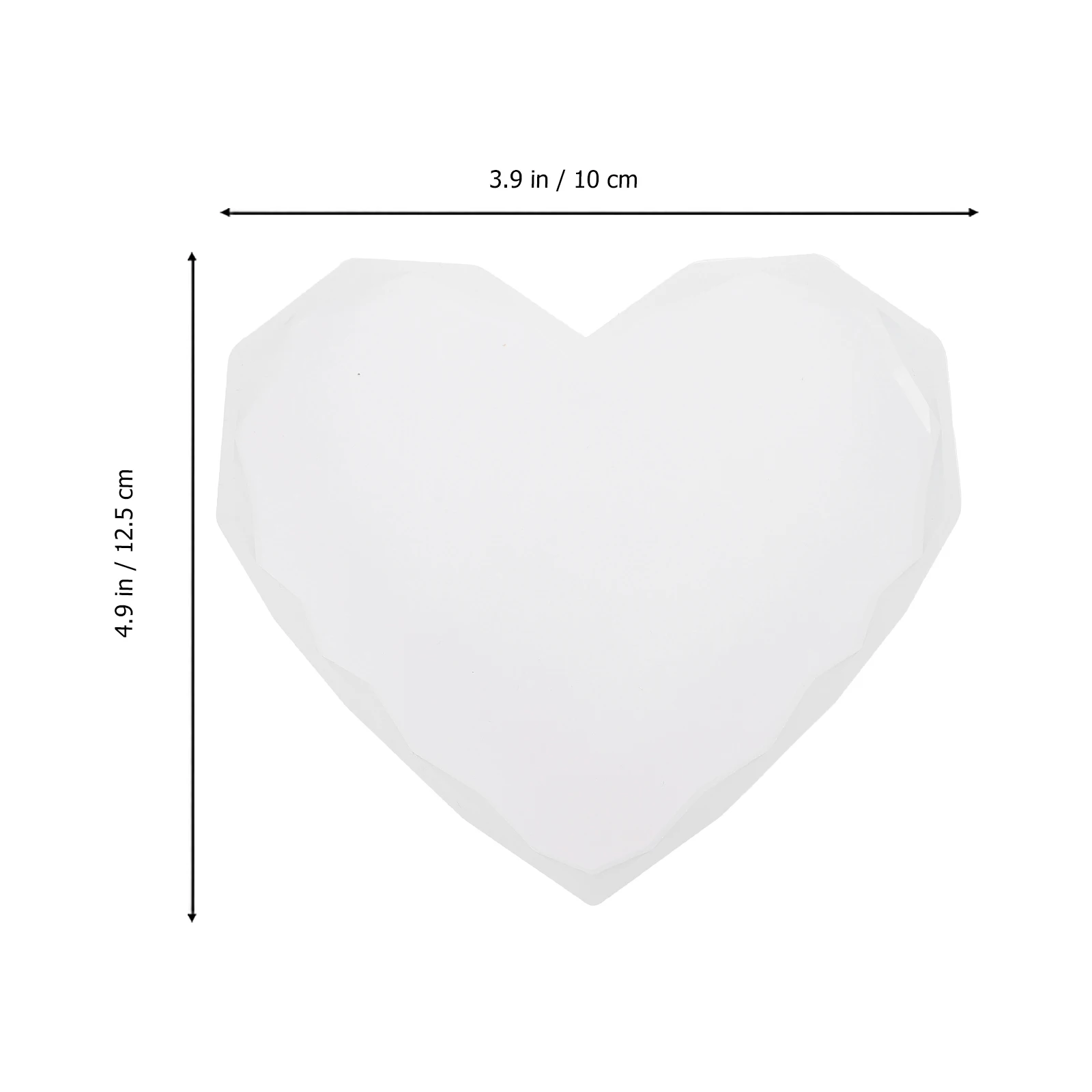 

4 Pcs Crystal Epoxy Mold Heart Shaped Tray Diy Crafts Casting Molds Coaster Letter for Crafting