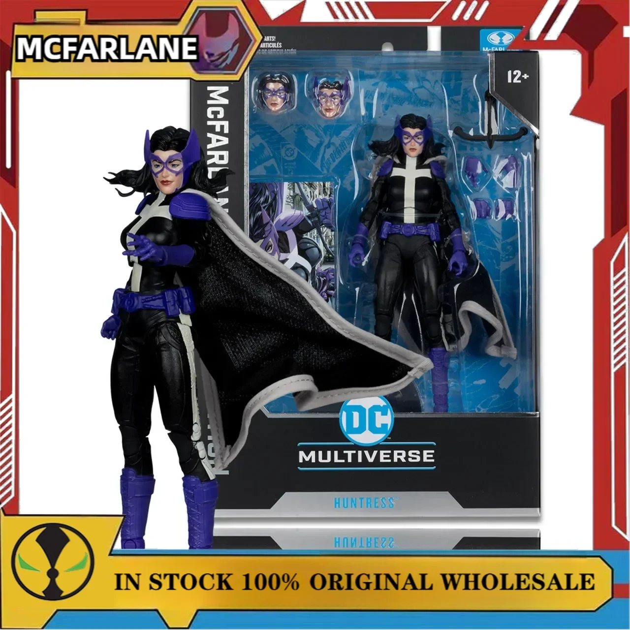 McFarlane Huntress Collector Edition 18cm Action Figure DC Multiverse #23 Model doll Kids Toys