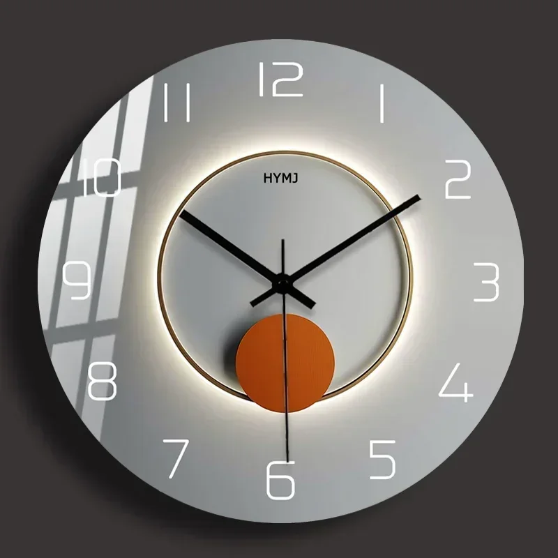 

Wall clock living room home fashion 2022 new creative clocks modern minimalist light luxury Nordic mute clock restaurant