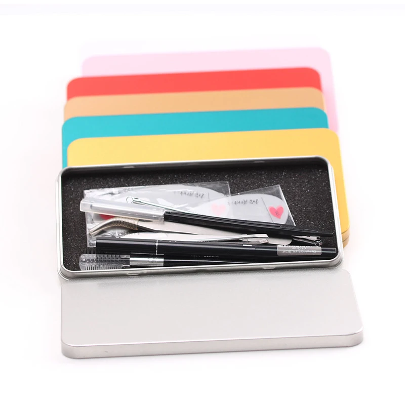 Paper Money Holder Tinplate Currency Tray Small Metal Cash Storage Box Convenient Money Protector Case Medicine Organization