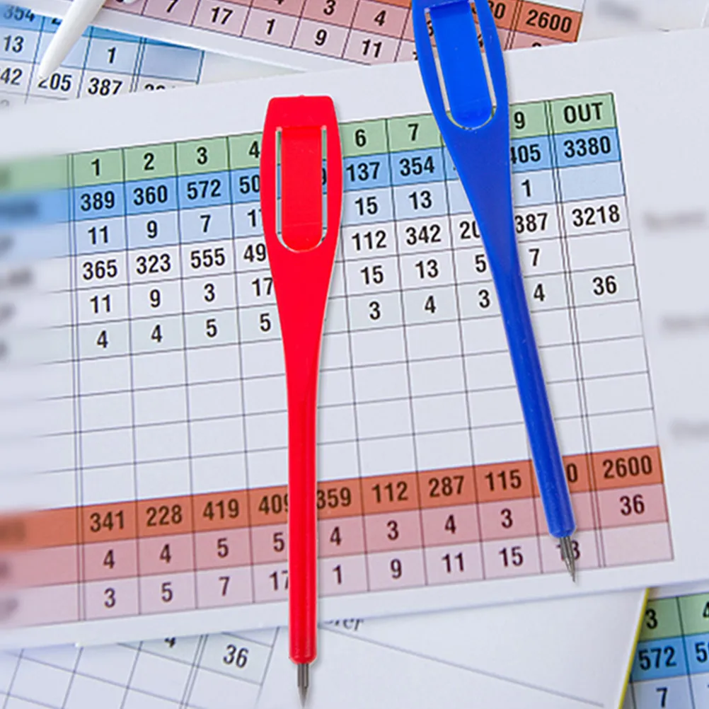 

30Pcs Golfs Scoring Pencils Multi-Functional Smooth-Writing Plastic Pencils for Golf Practice Competition Note-Taking Classroom