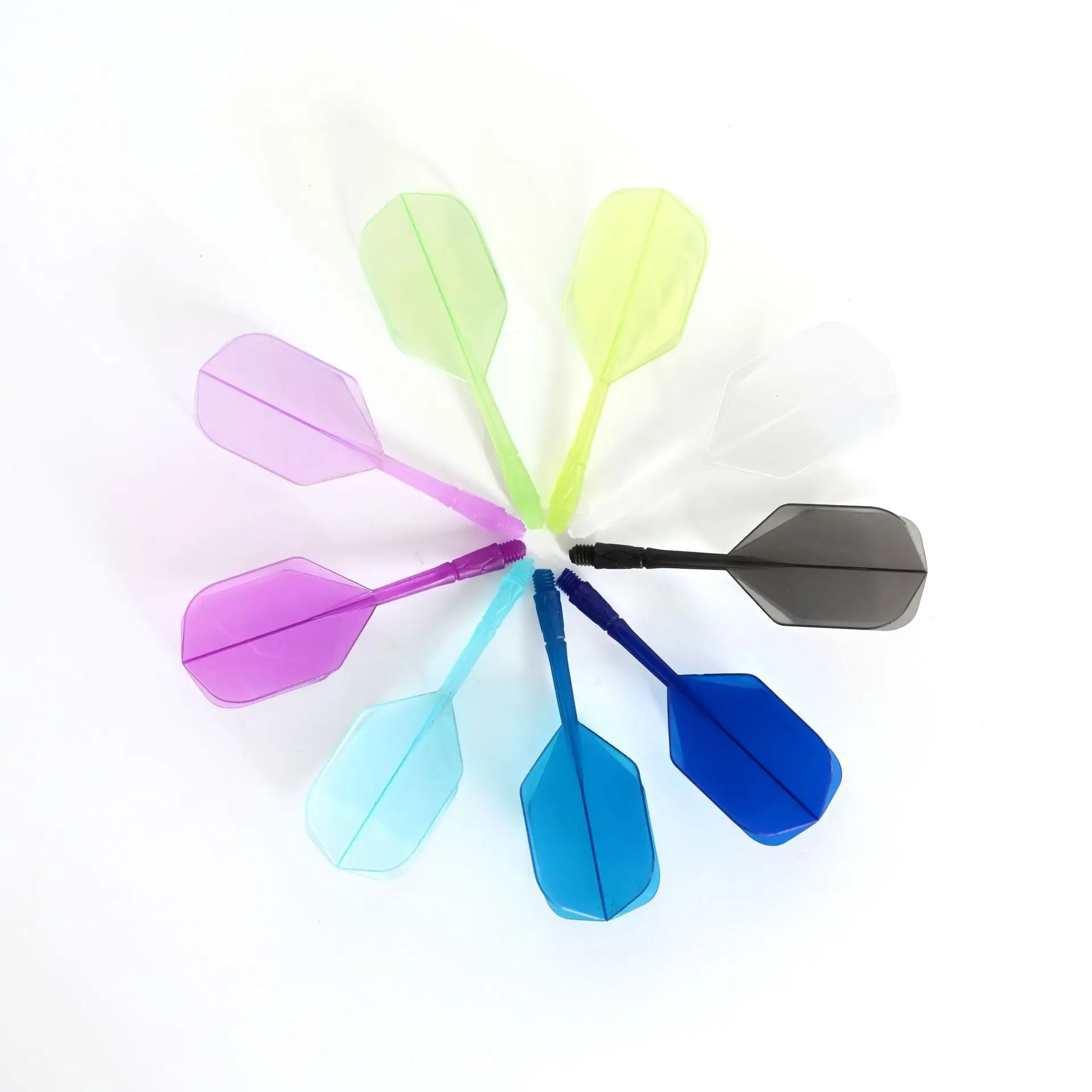 

6PCS Professional Dart Flights 2BA Screw Soft in-one Integrated Dart Flights Shafts LT02 Sports Entertainment Darts Plastic Tip