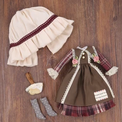 Outfits for ICY DBS Blyth doll Country Music Dress Idyllic Siuit 1/6 BJD Azone S Anime Girl Gift Toys