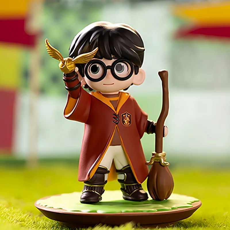 Autentyczna figurka Harry'ego Pottera z Hogwartu, Hermione, magiczny pojedynek, blind box, PVC |   Oryginalne opakowanie w zestawie Kolekcjonerska zabawka