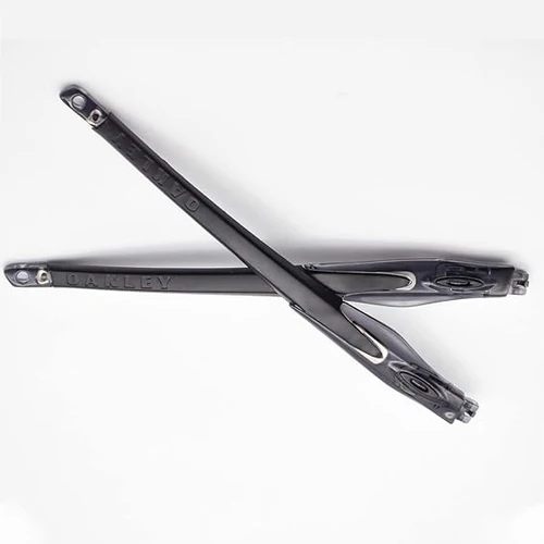 Imagen 2 del producto Patas negras transparentes de repuesto para montura de gafas Oakleys Crosslink Sweep/Switch