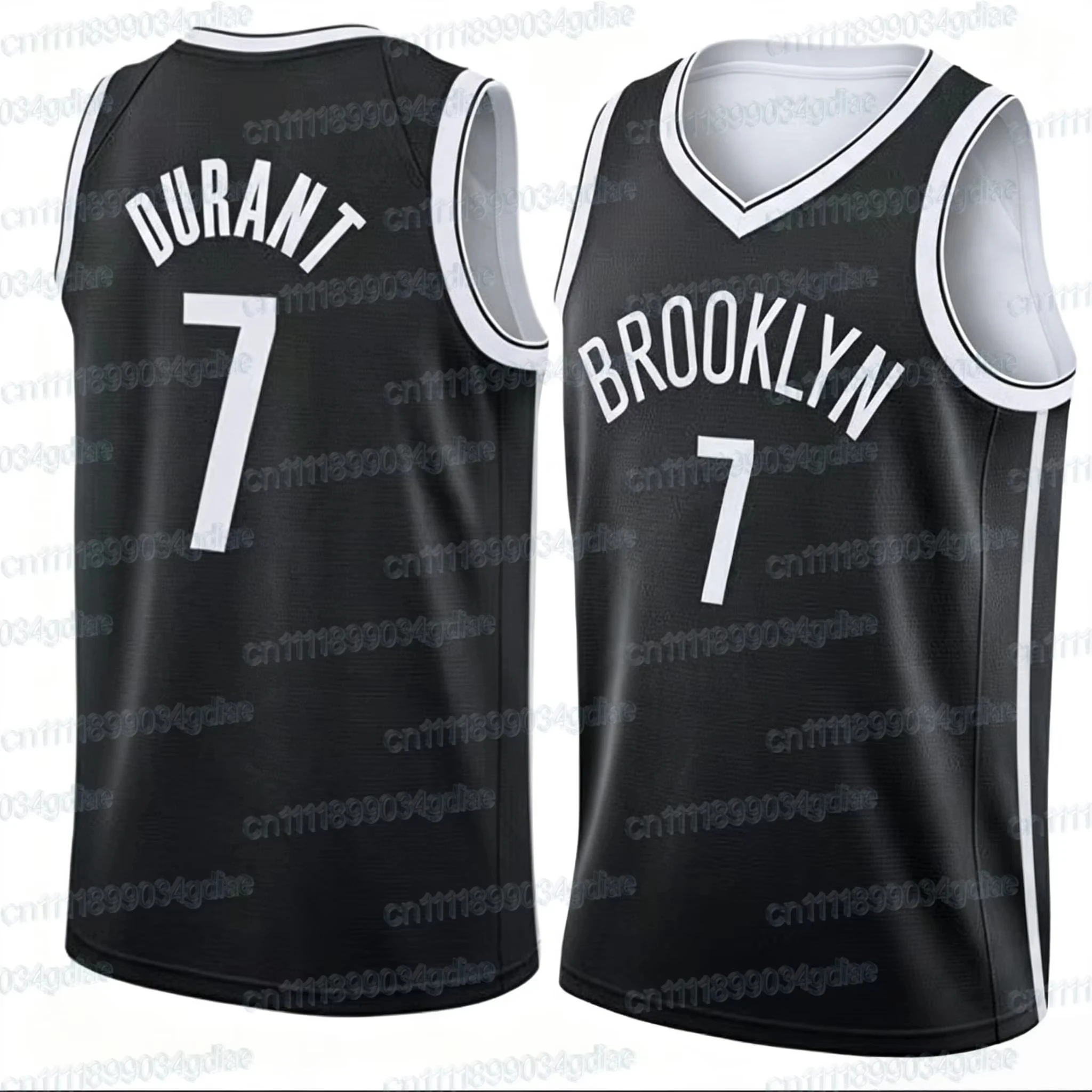 Heiß begehrte neue Brooklyn Nets BKLYN City Basketball-Uniform, schwarze ärmellose Weste mit Aufdruck für Fans, Sport und Familienoutfits. – Detail 4