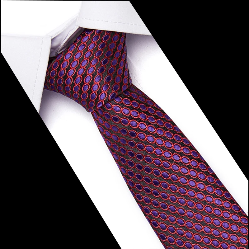 Wholesale Fashion Luxury 7.5 cm Tie For Man Blue Purple Striped Plaid Business Necktie Suit Accessories Cravat Fit Wedding Party