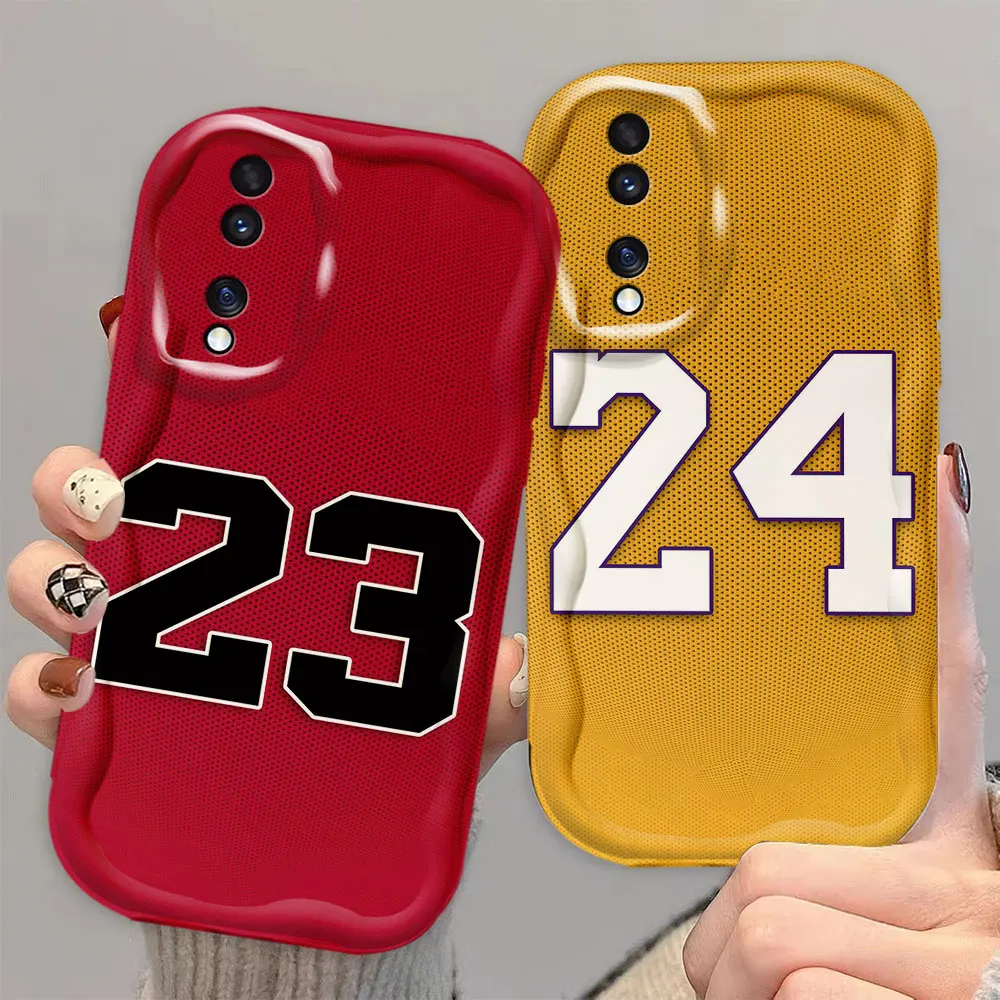 Basketball Uniform Number 23 24 Phone Case For HUAWEI P40 P30 NOVA 11 10 9 7 5T SE MATE 40 30 HONOR 90 LITE 50SE X50I 20 PRO 5G