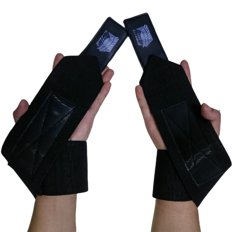 1 Pair Weight Lifting Wrist Wraps Maximize Grip with Thumb Loop 58cm Harden Gym Wrist Support Brace for Powerlifting Deadlift