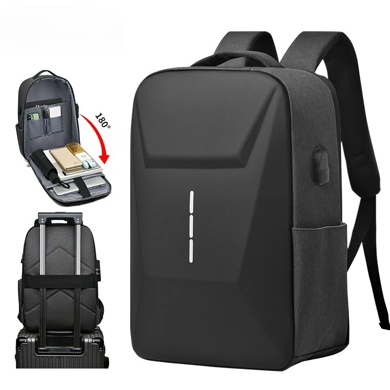 

European and American fashion business commuting waterproof outdoor backpack reflective backpack student backpack