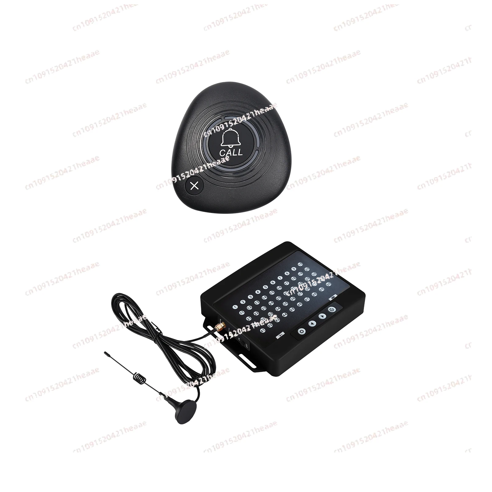 

Suitable forWireless Construction Site Calling System, Transmitter Button + Receiver, for Hospital Call Factory Bell System