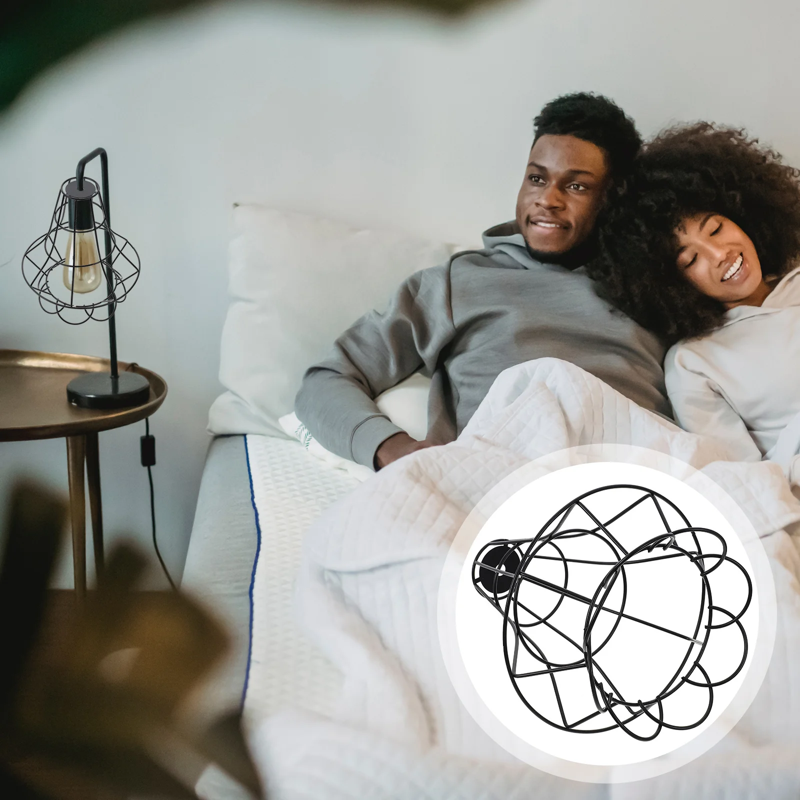 

Premium Iron Lampshades Chic Light Cage for Wall Lamp Decoration Warm Atmosphere Home Hotel Bar Iron Bulb Shade Cover