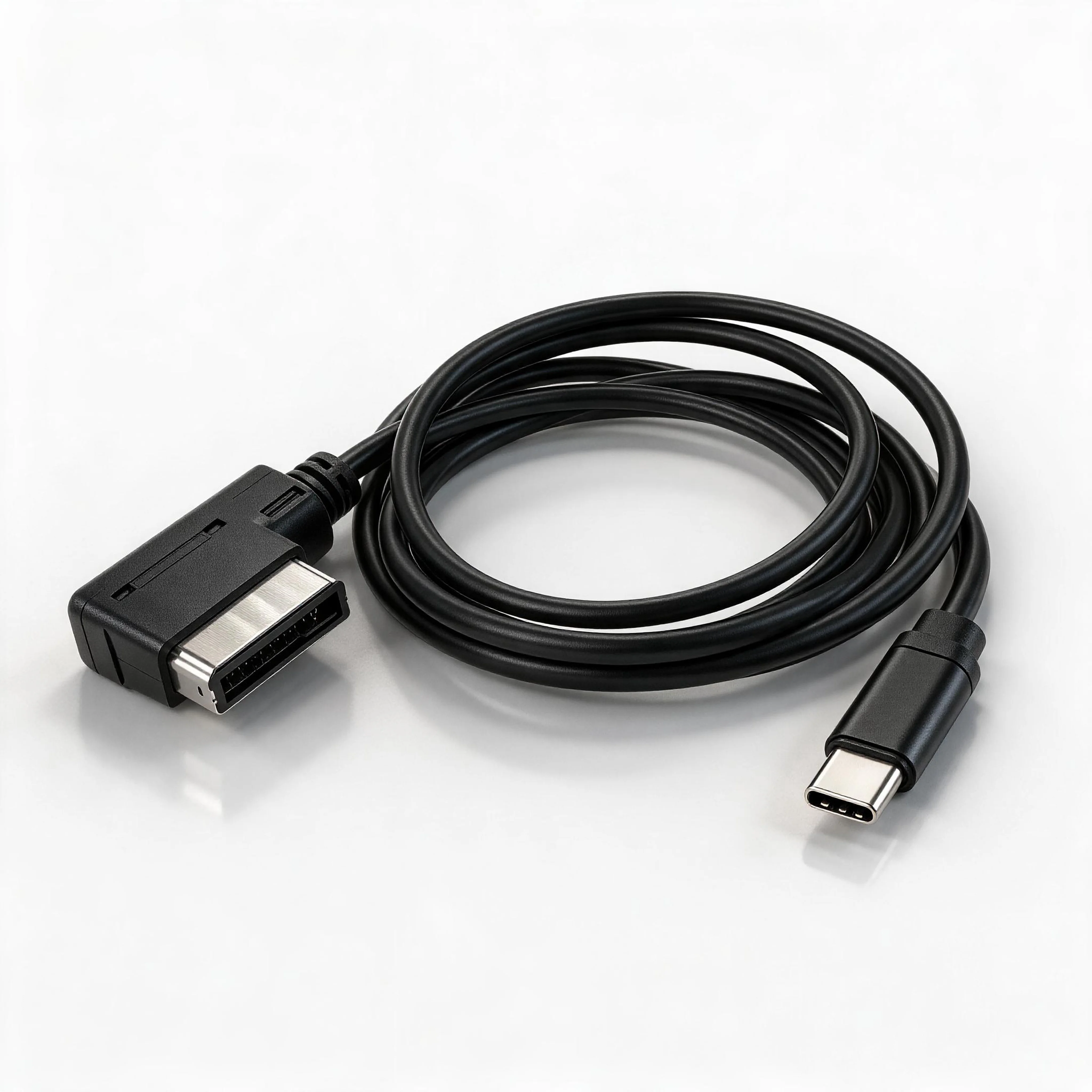 Car AMI MDI Media Adapter Type-C Cable, 1m AUX Audio Charging Wire for VW Audi Skoda Golf MK7 GTI  For iPhone Android