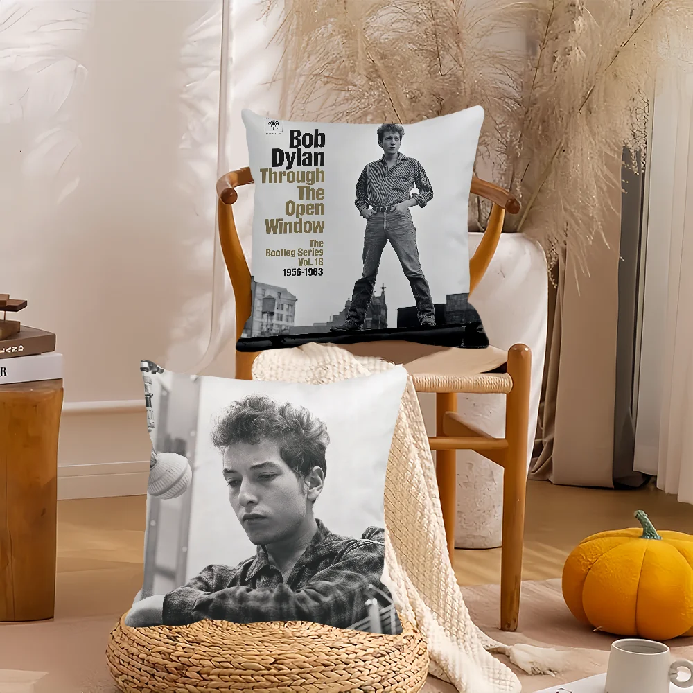 غطاء وسادة للمغني بوب ديلان غطاء وسادة لتزيين المنزل مناسب لغرفة النوم وأريكة مكتب السيارة #2