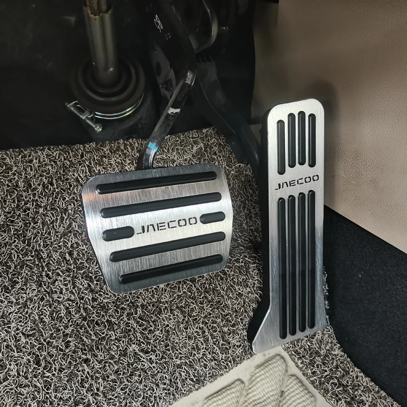 Para Jaecoo 5 6 7 J5 J6 J7 PHEV 2025 2026: Capa de Pedal de Acelerador e Freio em Metal Antiderrapante para Interior Automotivo - Acessórios para Pedais