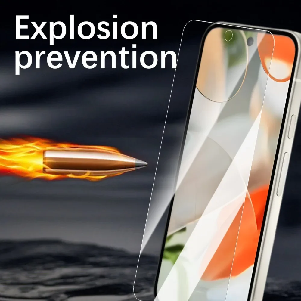 8pack Tempered Glass for Google Pixel 9A Front Films Camera Lens Screen Protector for Google Pixel 9A HD Anti-scratch Glass Film