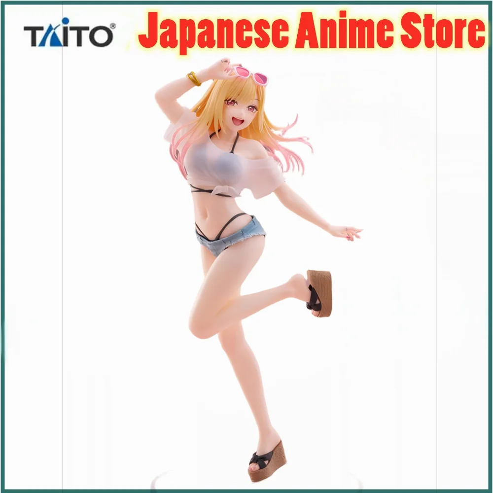 

Original TAITO Coreful Figure My Dress-Up Darling Kitagawa Marin Swimsuit Ver. Anime Figure Action Figurine Model Toy