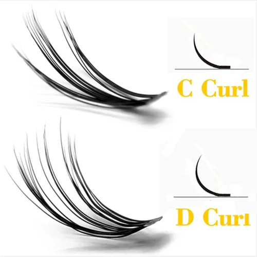 Imagen 2 del producto Pestañas de visón 20/30D, grupos de pestañas naturales, 1 caja/60 paquetes, grupo de pestañas individual ruso 3D, herramienta de maquillaje, venta al por mayor