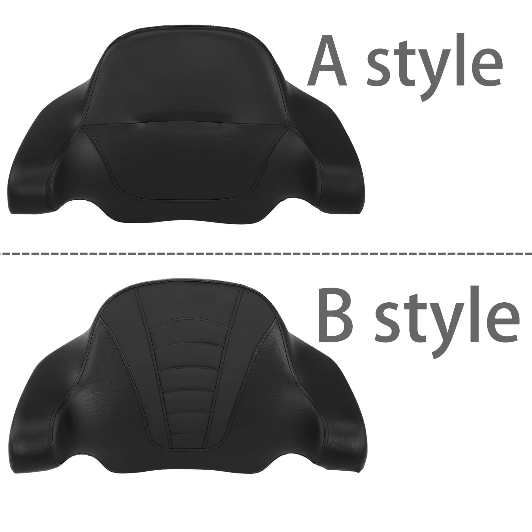 King Chopped Trunk Wrap-around Backrest Pad Fit For Harley Touring 2014-2024