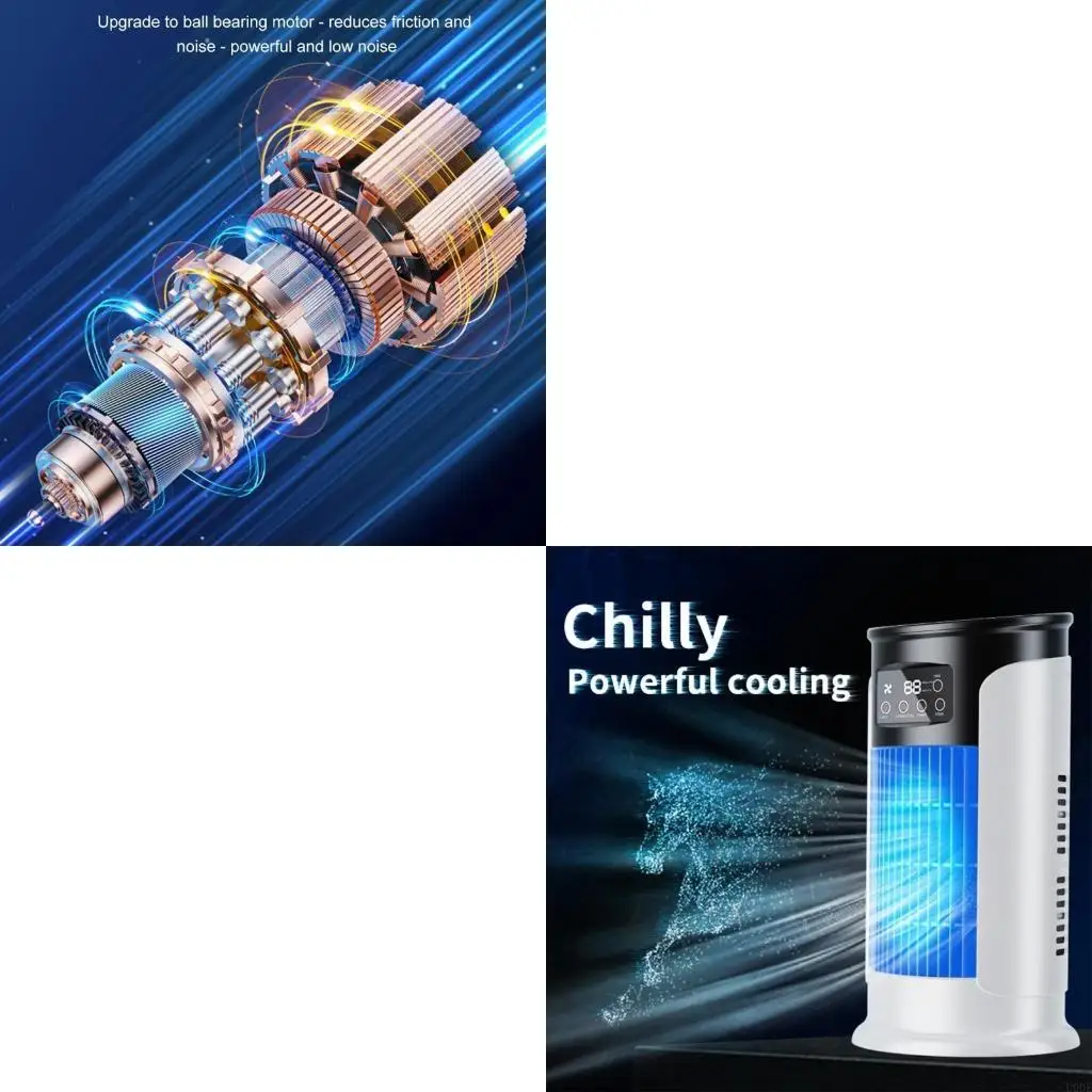   Portable Air Conditioner Fan Humidifying Fan Desktop Fan Household Sprayer